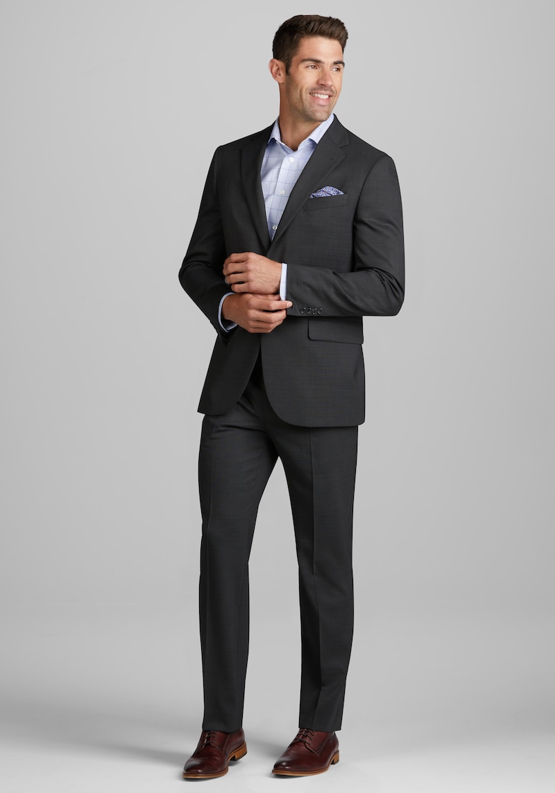 Men's Joseph Abboud Tailored Fit Suit Separates Jacket, Charcoal, 39 Regular