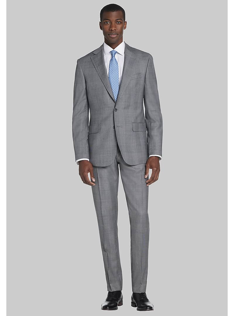 Reserve Collection Tailored Fit Glen Plaid Suit CLEARANCE - All ...