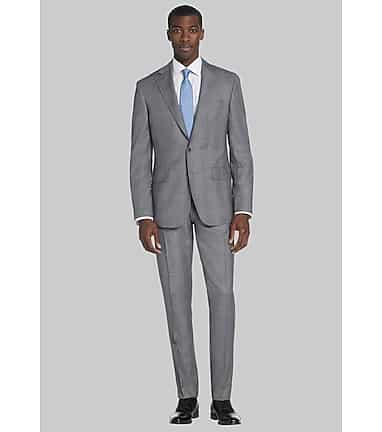 Reserve Collection Tailored Fit Glen Plaid Suit CLEARANCE
