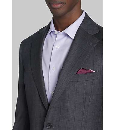 Windowpane suit on sale