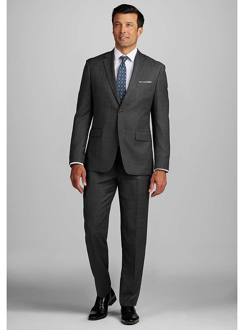 Executive Collection Tailored Fit Check Suit CLEARANCE - All Clearance ...