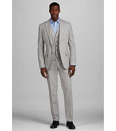 Jos. A. Bank Slim Fit Linen Blend Suit Separates Jacket Memorial