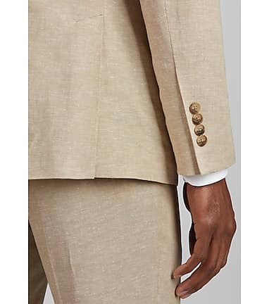 Calvin Klein Slim Fit Linen-Blend Suit Separates Jacket, All Sale