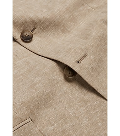 Linen-blend Suit Vest