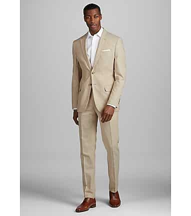 Linen suiting deals