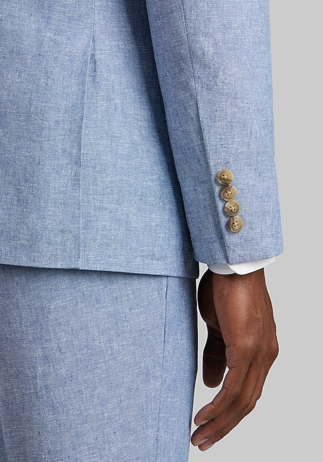 Jos. A. Bank Slim Fit Linen Blend Suit Separate Jacket - Big