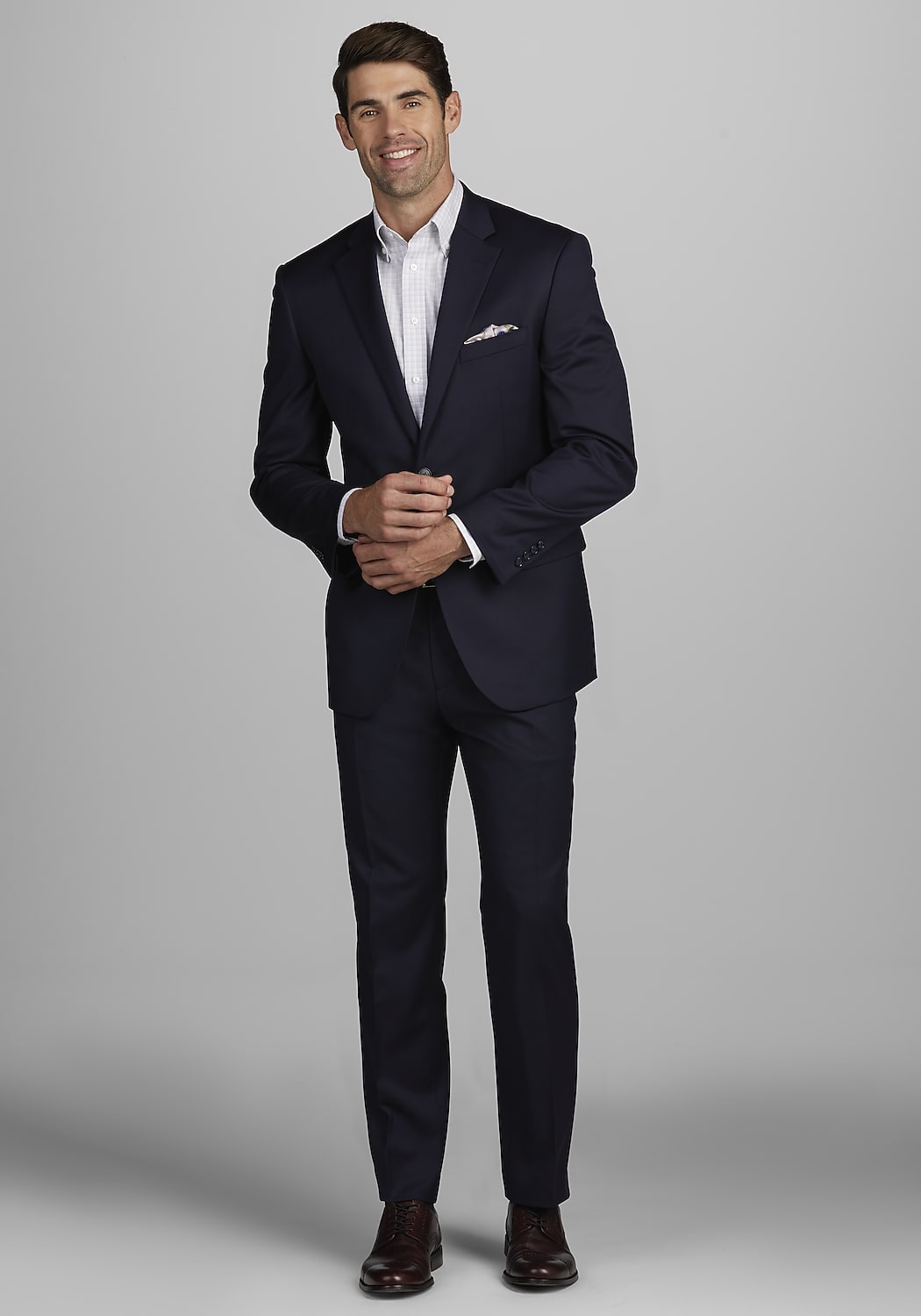 Jos. A. Bank Tailored Fit Solid Suit CLEARANCE