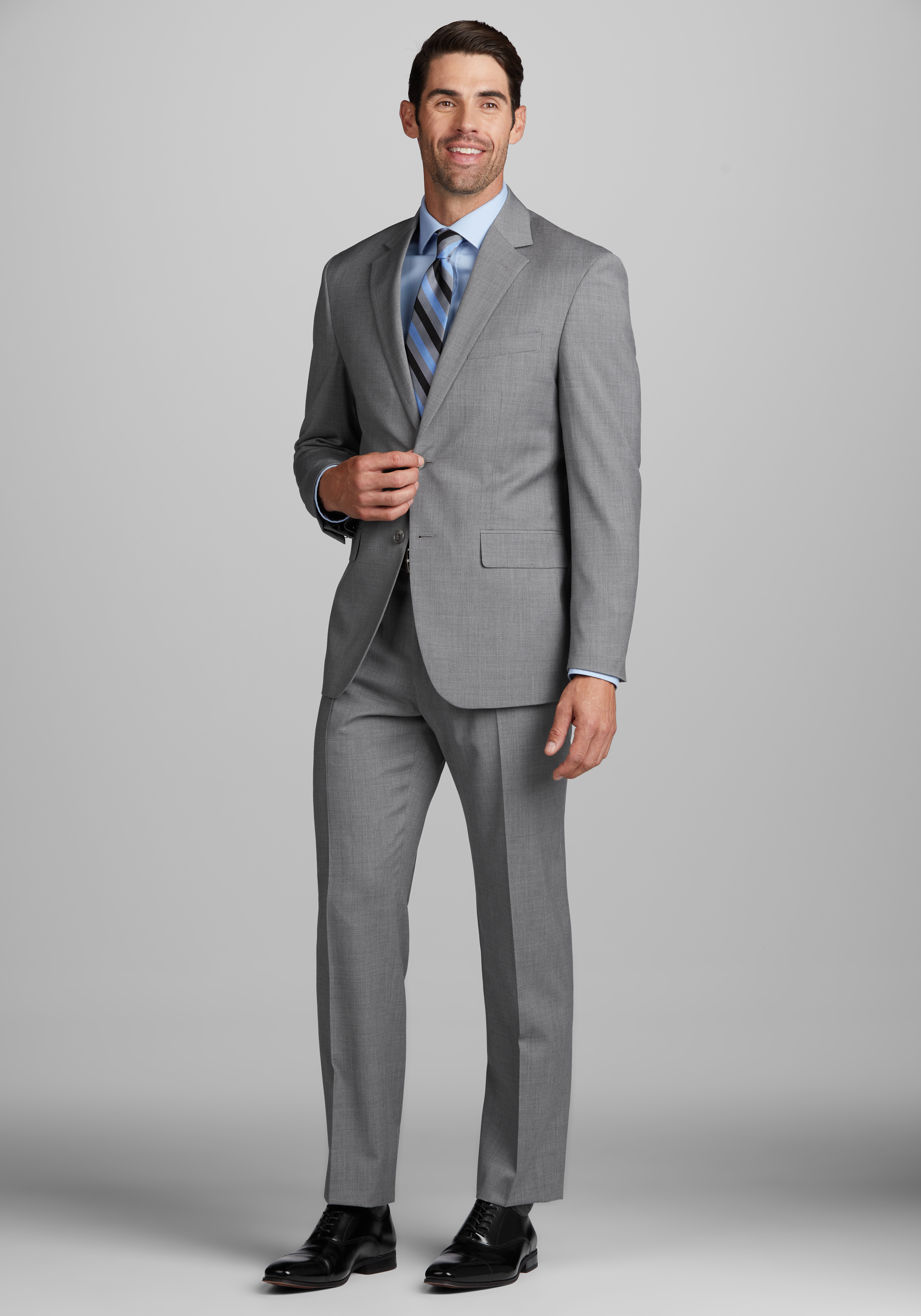 Men's Suits, Jos. A. Bank Tailored Fit Solid Suit - Jos A Bank