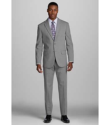 Men's Slim-Fit Black Solid Suit Vest, Created for Macy's