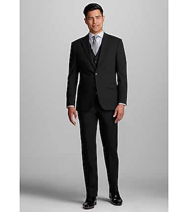 Tapered fit sale suit