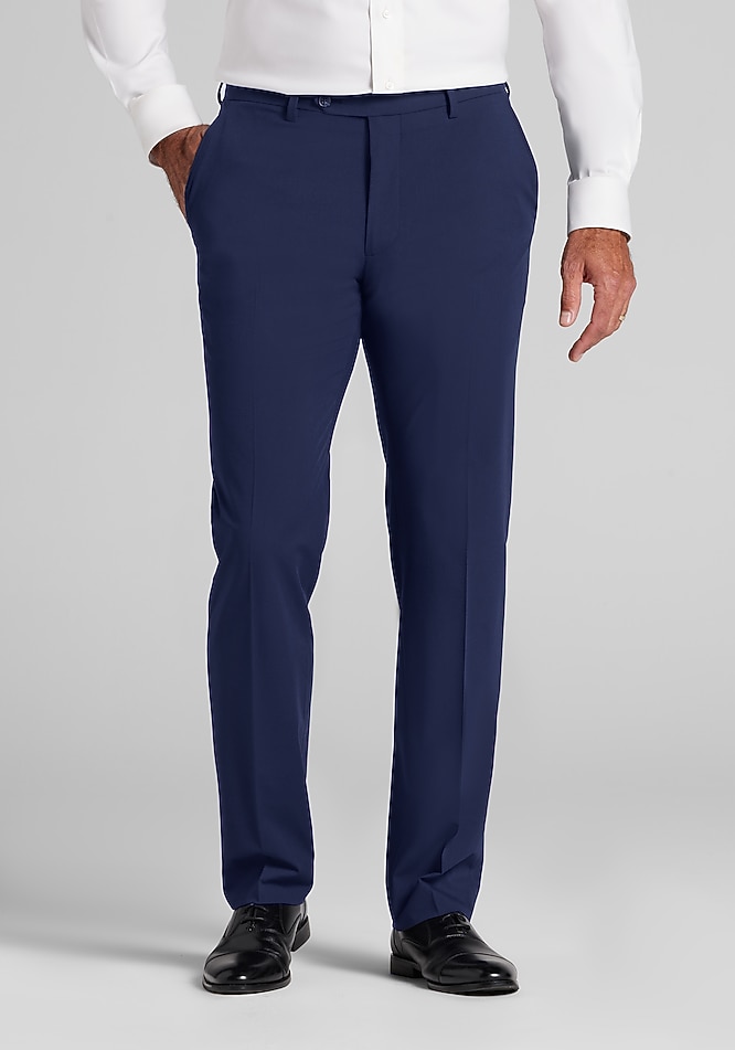 blue dress pants with grey vest Oxford Blue Suit Separates Vest Medium Long