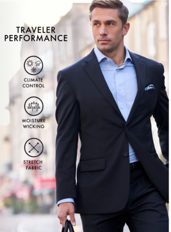 Traveler® Performance Collection Tailored Fit Suit Separates Jacket