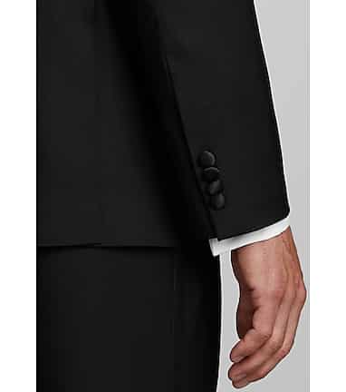 Jos. A. Bank Men's Tailored Fit Tuxedo Separates Jacket, Black, 36 Regular