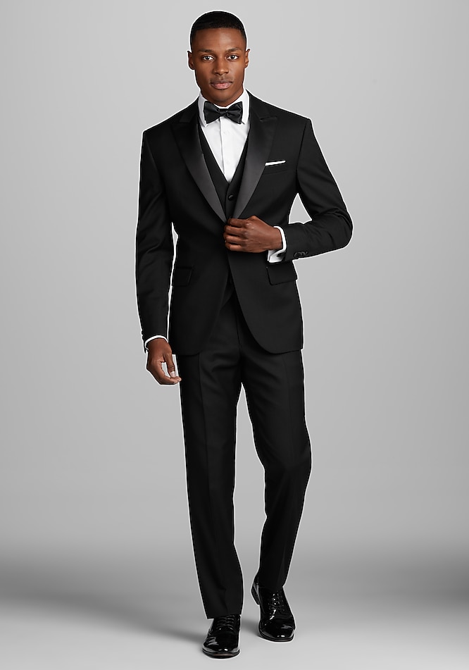 Bank Slim Fit Wool Blend Tuxedo Suit Separates Jacket
