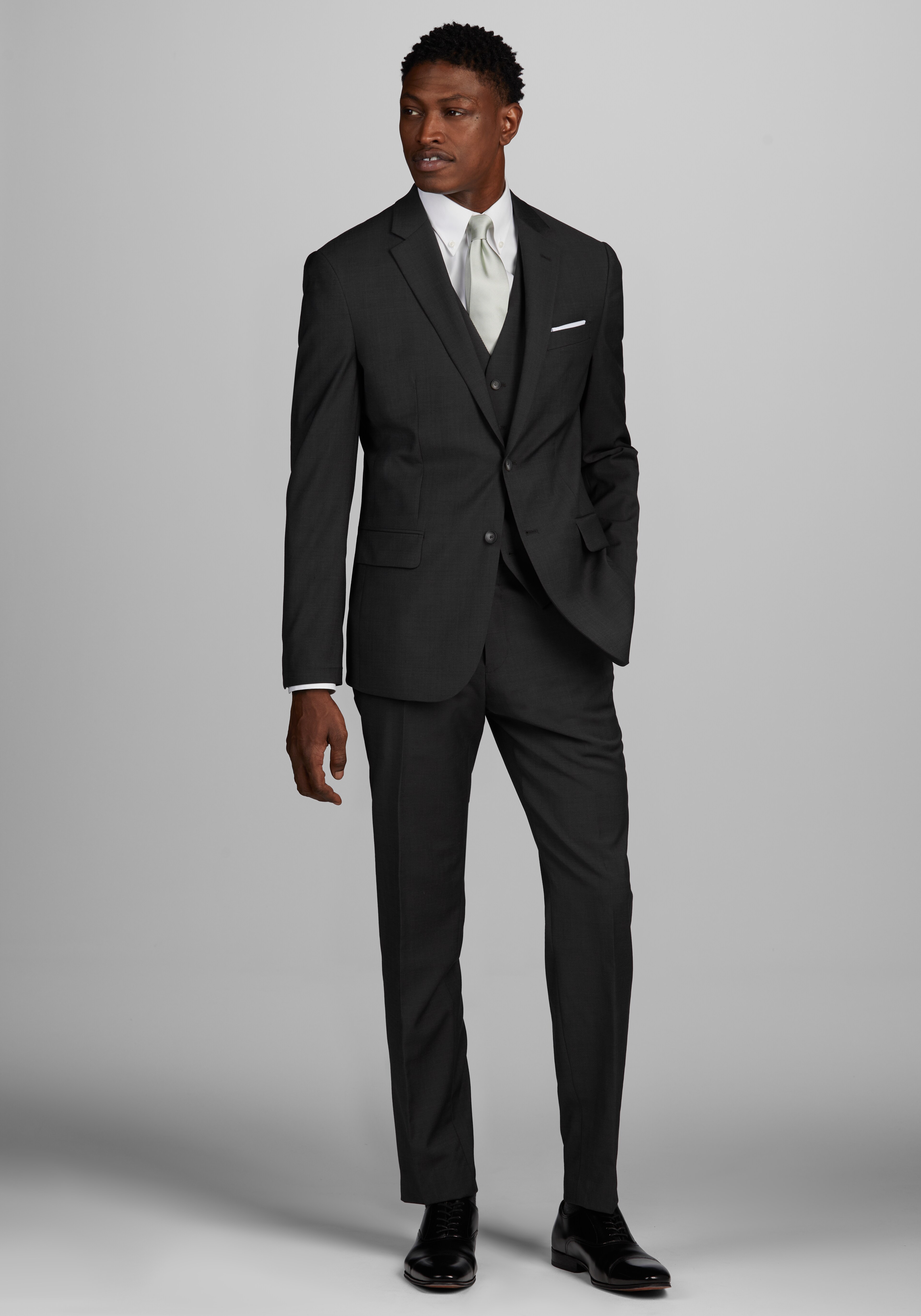 Traveler® Performance Collection Slim Fit Suit Separate Solid Jacket - Big & Tall CLEARANCE