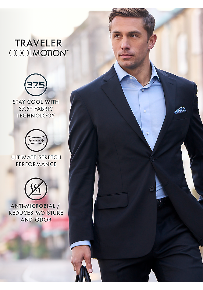 Traveler® Performance Collection Slim Fit Suit Separates Pants
