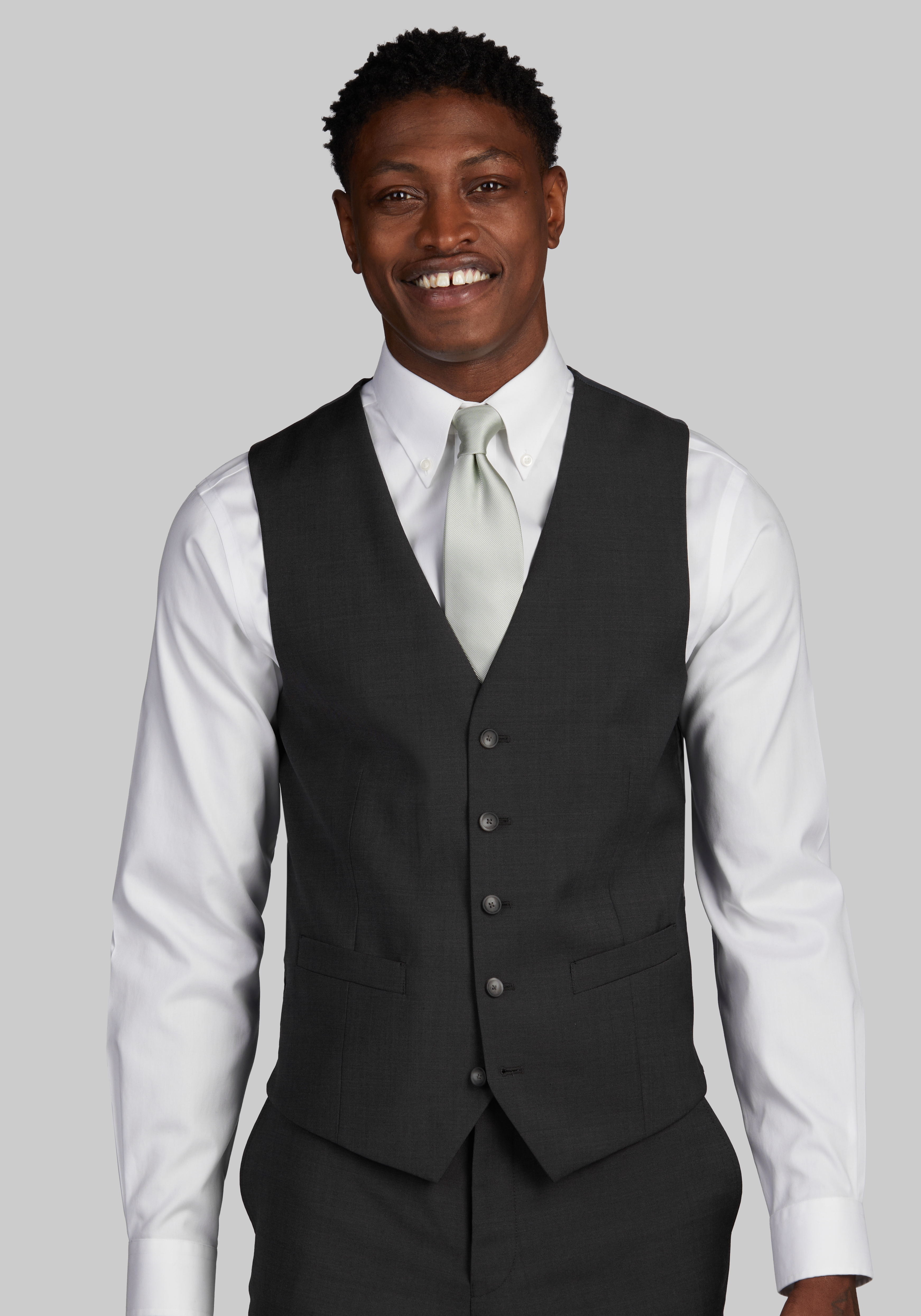 Men's CLEARANCE, Traveler&reg; Performance Collection Slim Fit Suit Separates Vest CLEARANCE - Jos A Bank