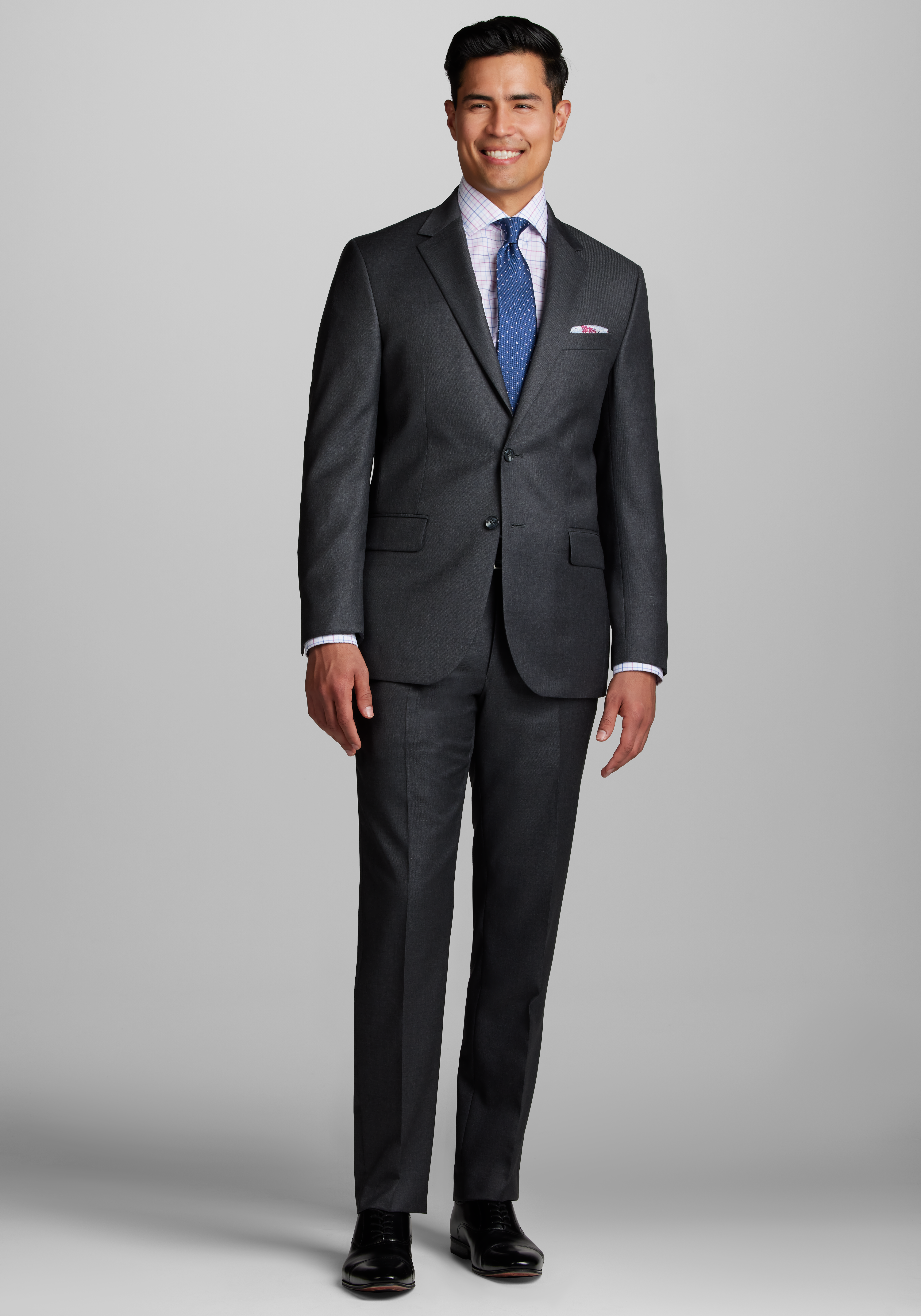 1905 Navy Collection Slim Fit Flat Front Suit Separates Pants