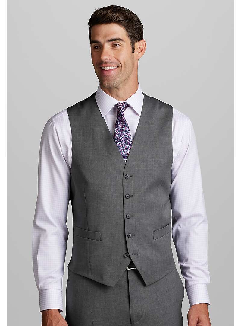 Traveler Collection Tailored Fit Suit Separates Vest - Traveler Suits ...