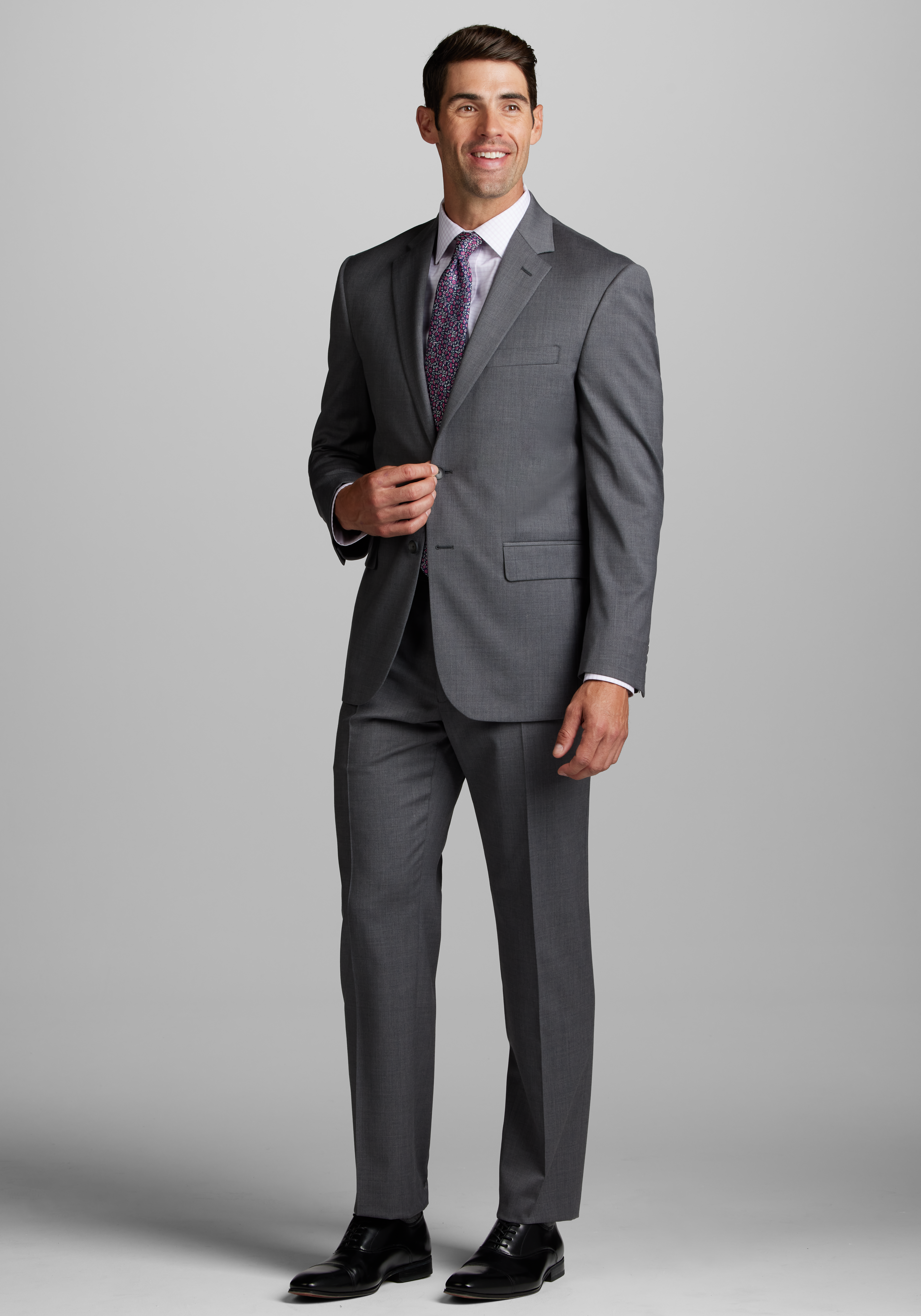 46 Long Stretchable Fabric Tailored Fit Suits