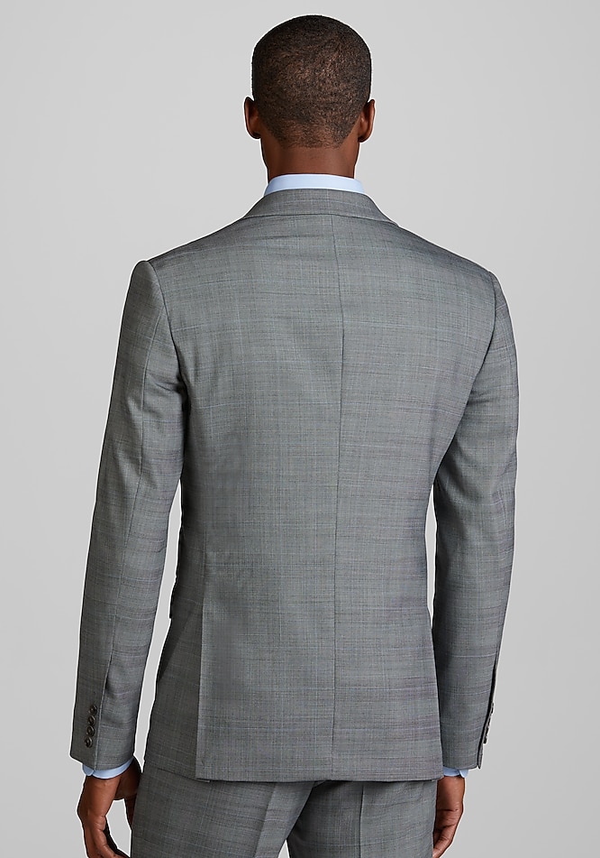 Jos. A. Bank Slim Fit Glen Plaid Suit Separate Jacket - Big