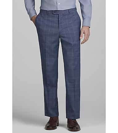 Tailored plaid pants on sale