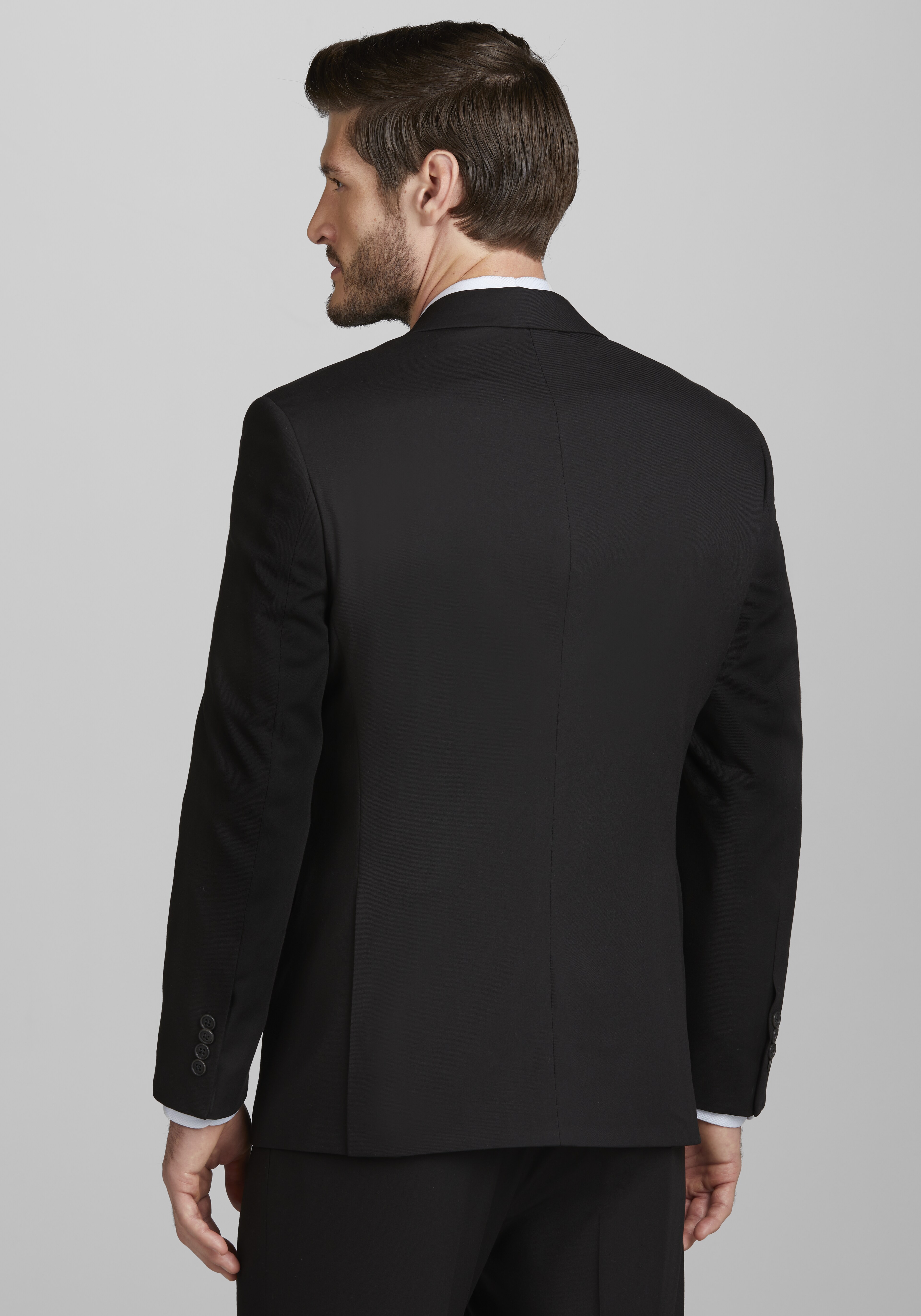 1905 Collection Tailored Fit Solid Suit Separates Jacket