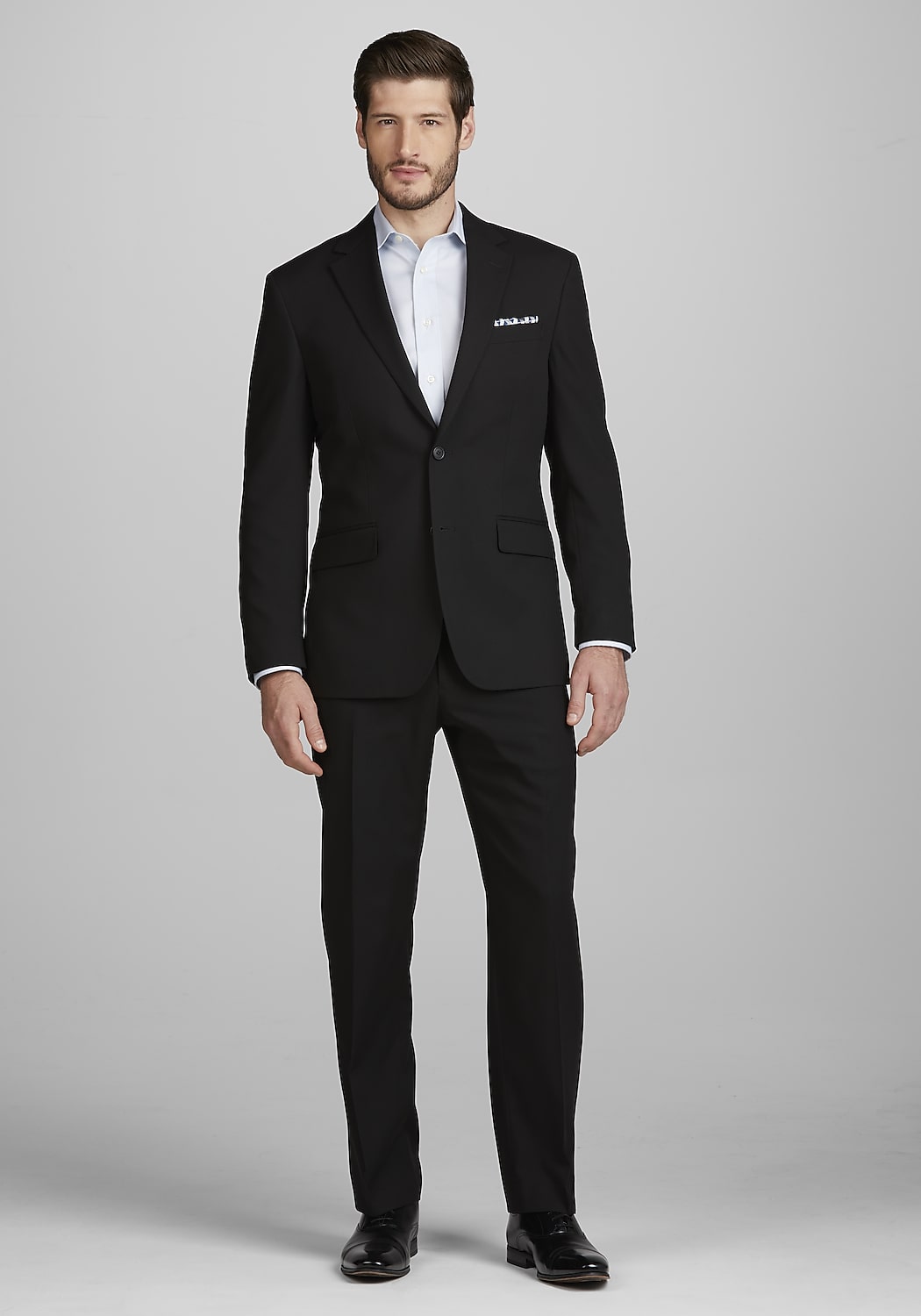 1905 Navy Tailored Fit Solid Suit Separates Jacket