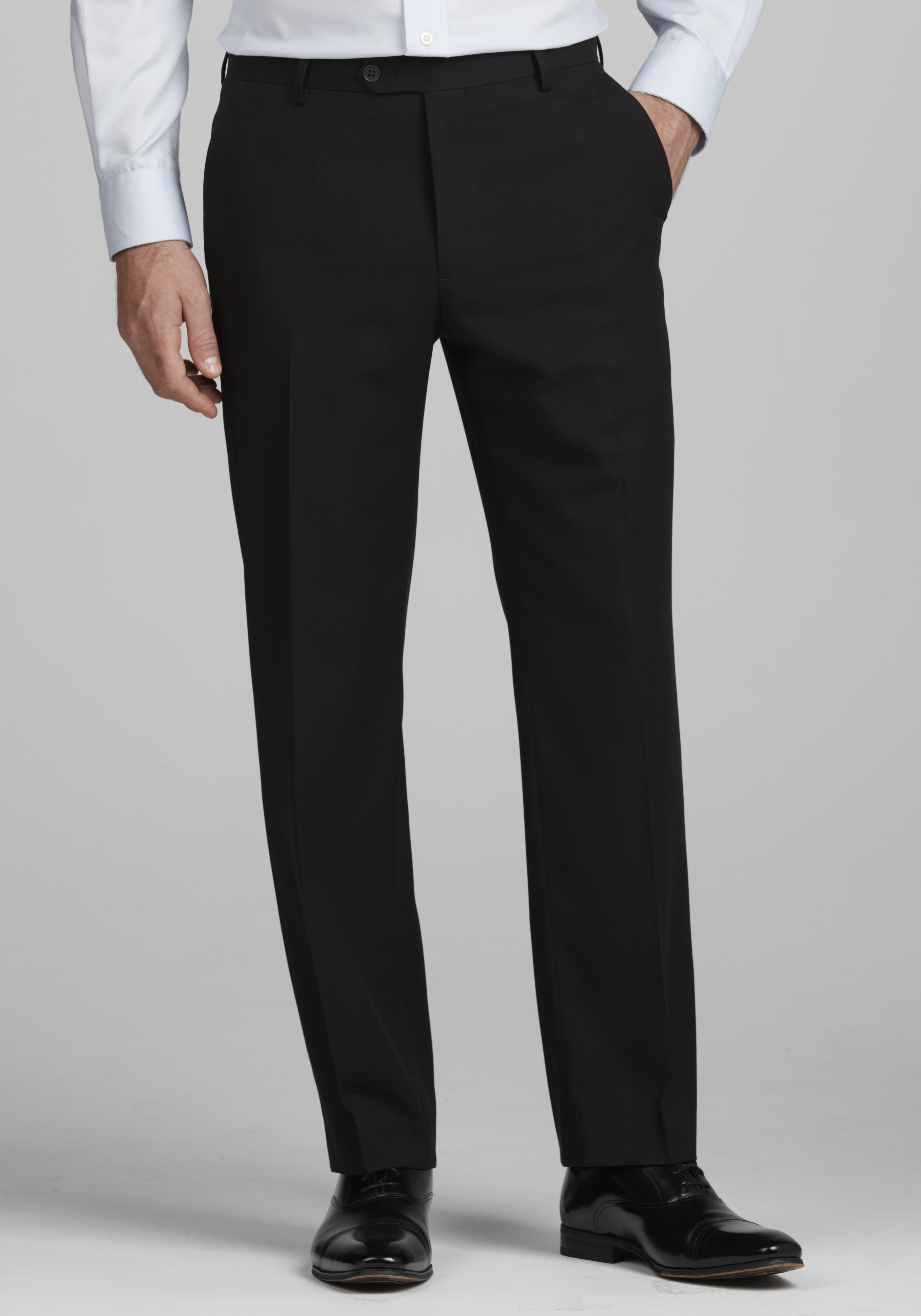 1905 Collection Tailored Fit Solid Suit Separates Pants