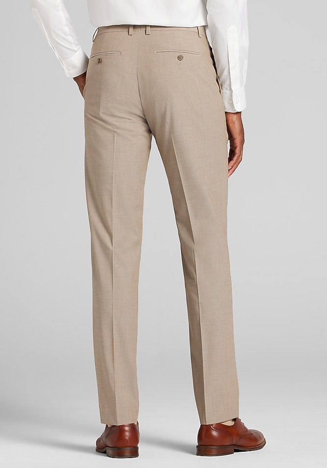 slim fit dress slacks Heritage Italian Solid Wool/Cashmere Dress Pant main image 0