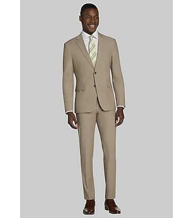 White skinny outlet suit