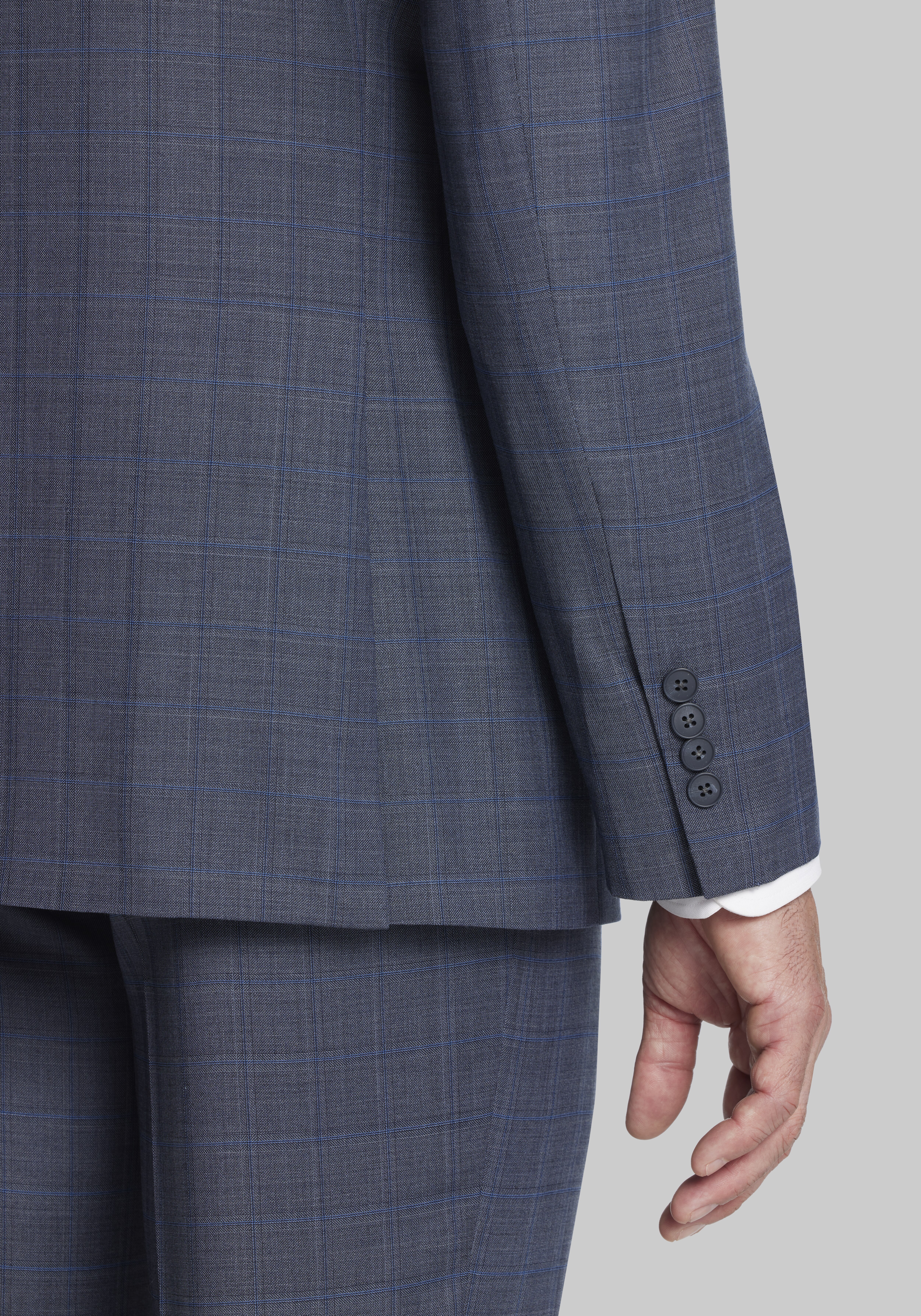 Jos. A. Bank Tailored Fit Windowpane Suit CLEARANCE