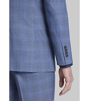 Jos. A. Bank Slim Fit Plaid Suit