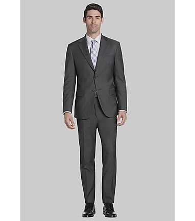 Reserve Collection Tailored Fit Mini Herringbone Suit Reserve
