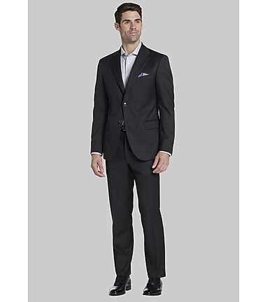 Reserve Collection Tailored Fit Textured Suit Reserve Suits