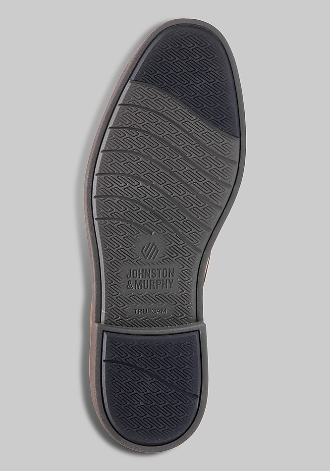 plain toe johnston murphy dark brown dress sneakers MEN'S JOHNSTON & MURPHY UPTON PLAIN TOE