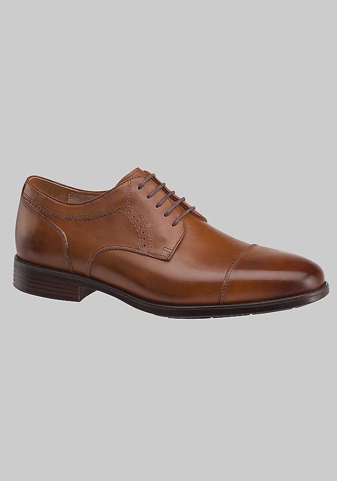 Johnston & Murphy Waterproof Branning Cap Toe Shoes - Mens
