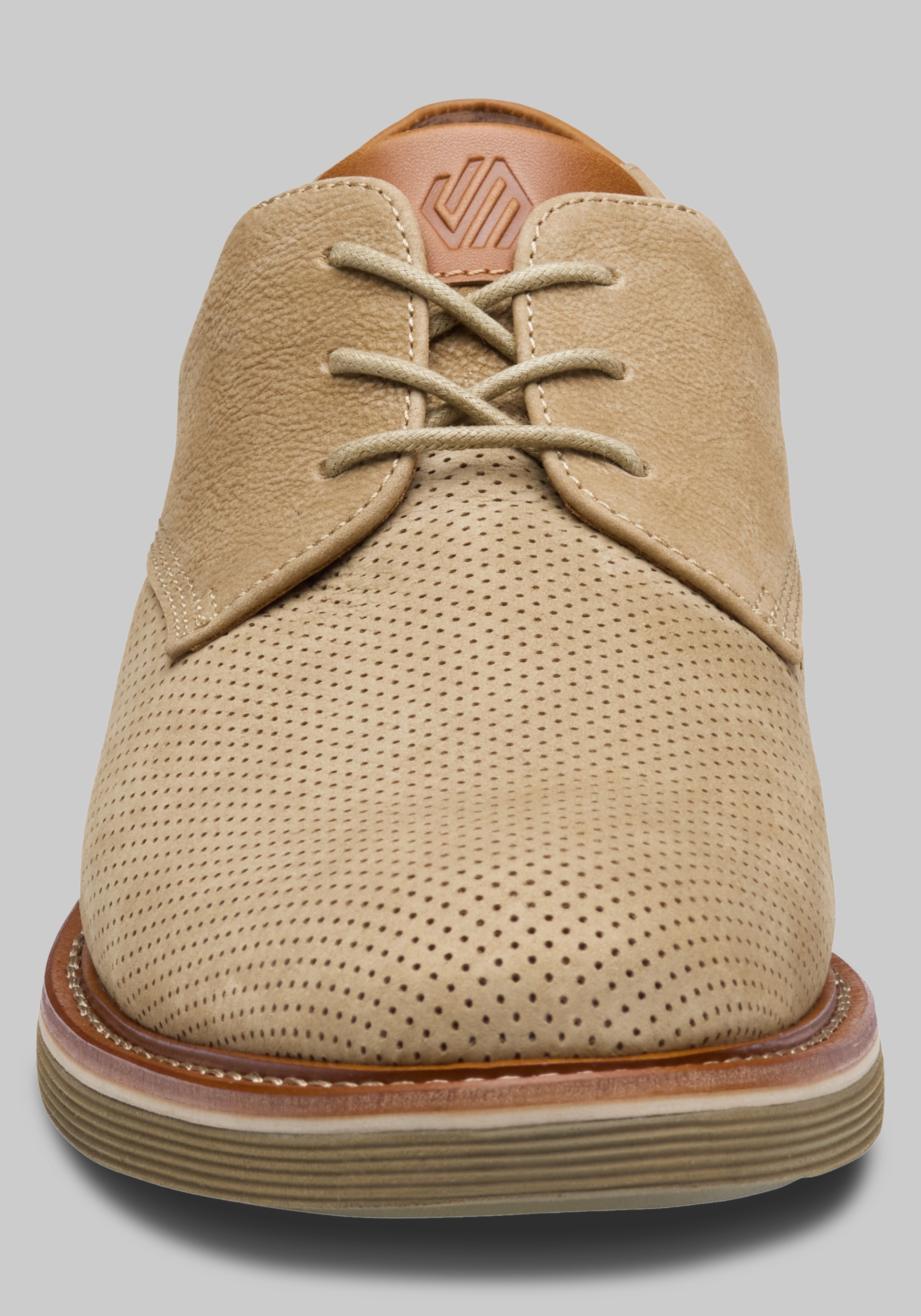 Johnston & Murphy Tyson Perfed Plain Toe Oxfords