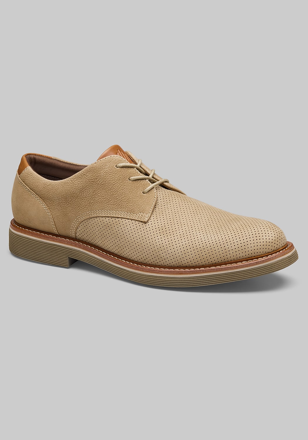 Johnston & Murphy Tyson Perfed Plain Toe Oxfords