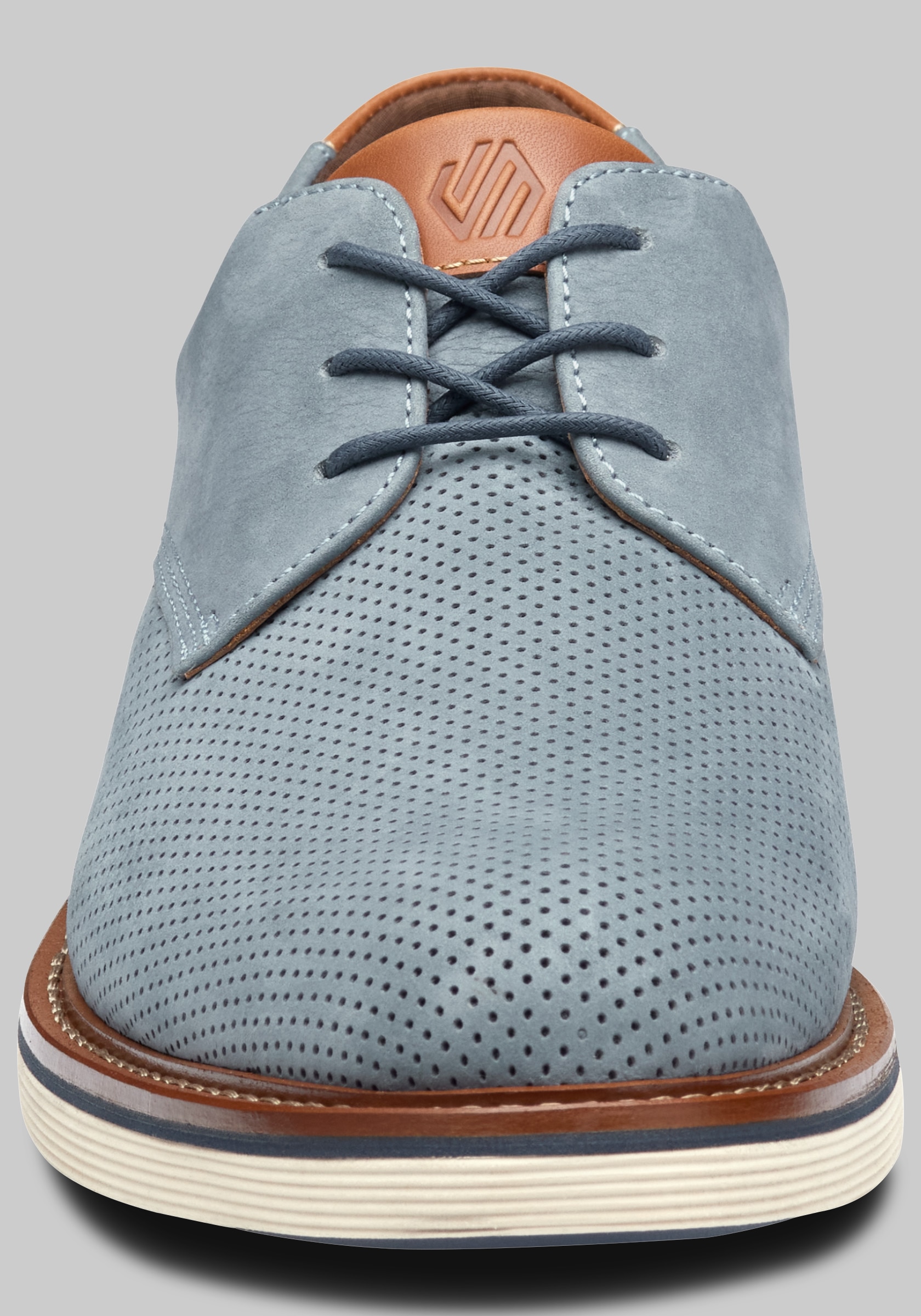 Johnston & Murphy Tyson Perfed Plain Toe Oxfords