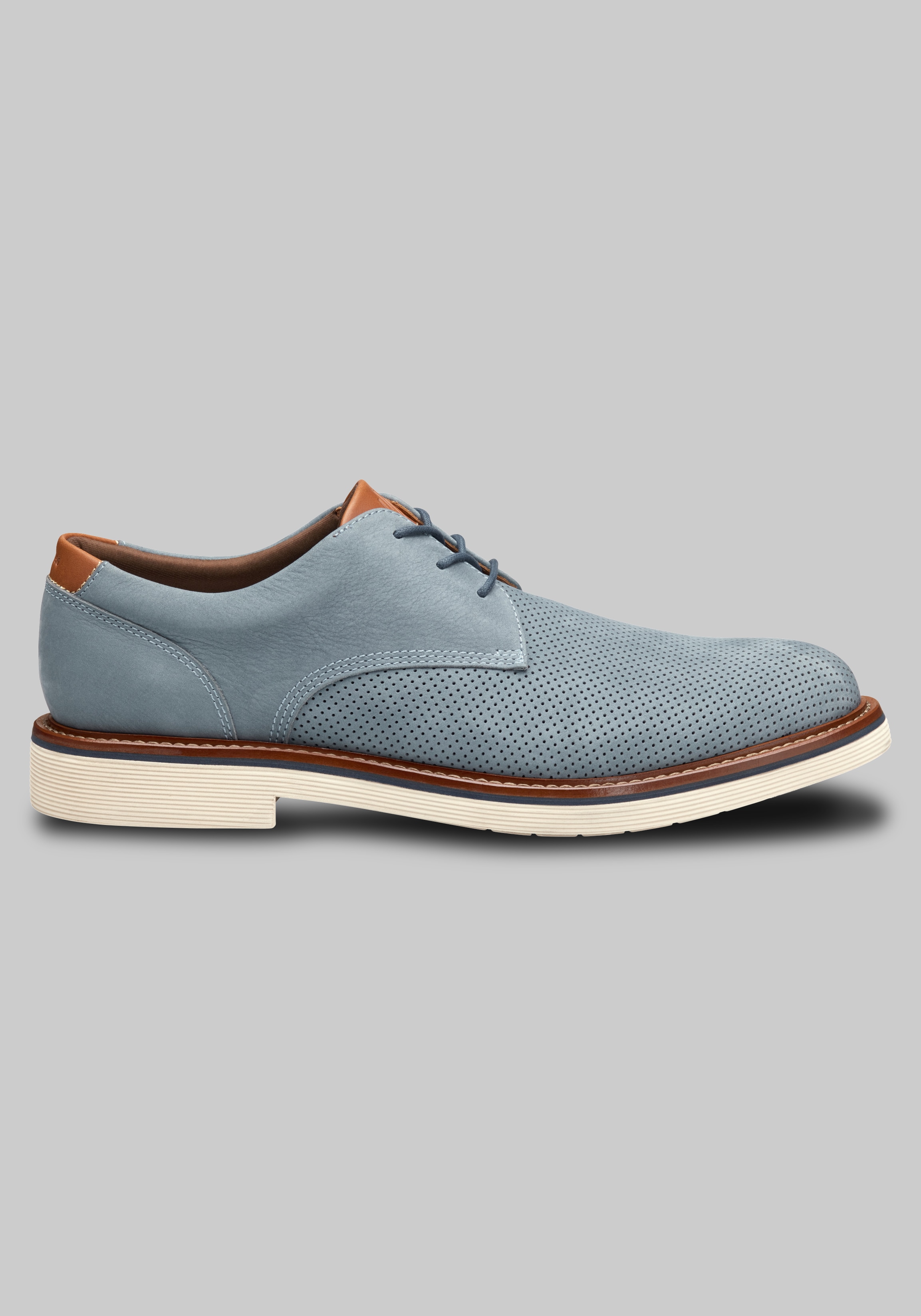 Johnston & Murphy Tyson Perfed Plain Toe Oxfords