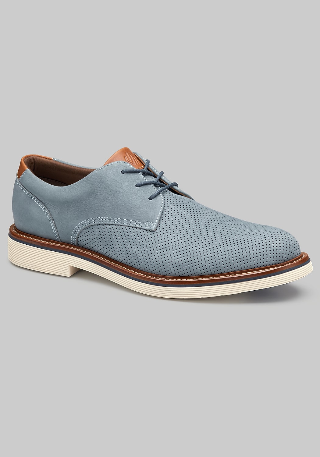 Johnston & Murphy Tyson Perfed Plain Toe Oxfords