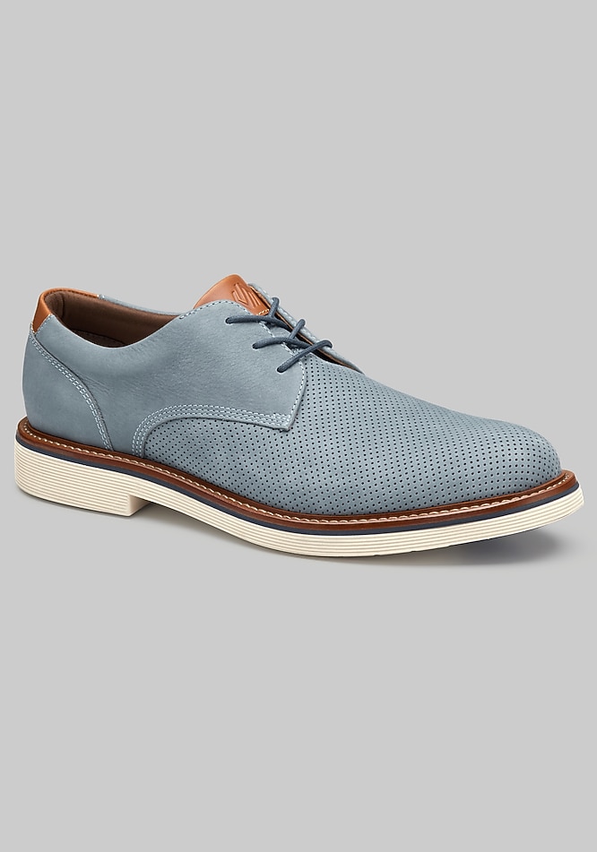 Johnston & Murphy Tyson Perfed Plain Toe Oxfords - Johnston