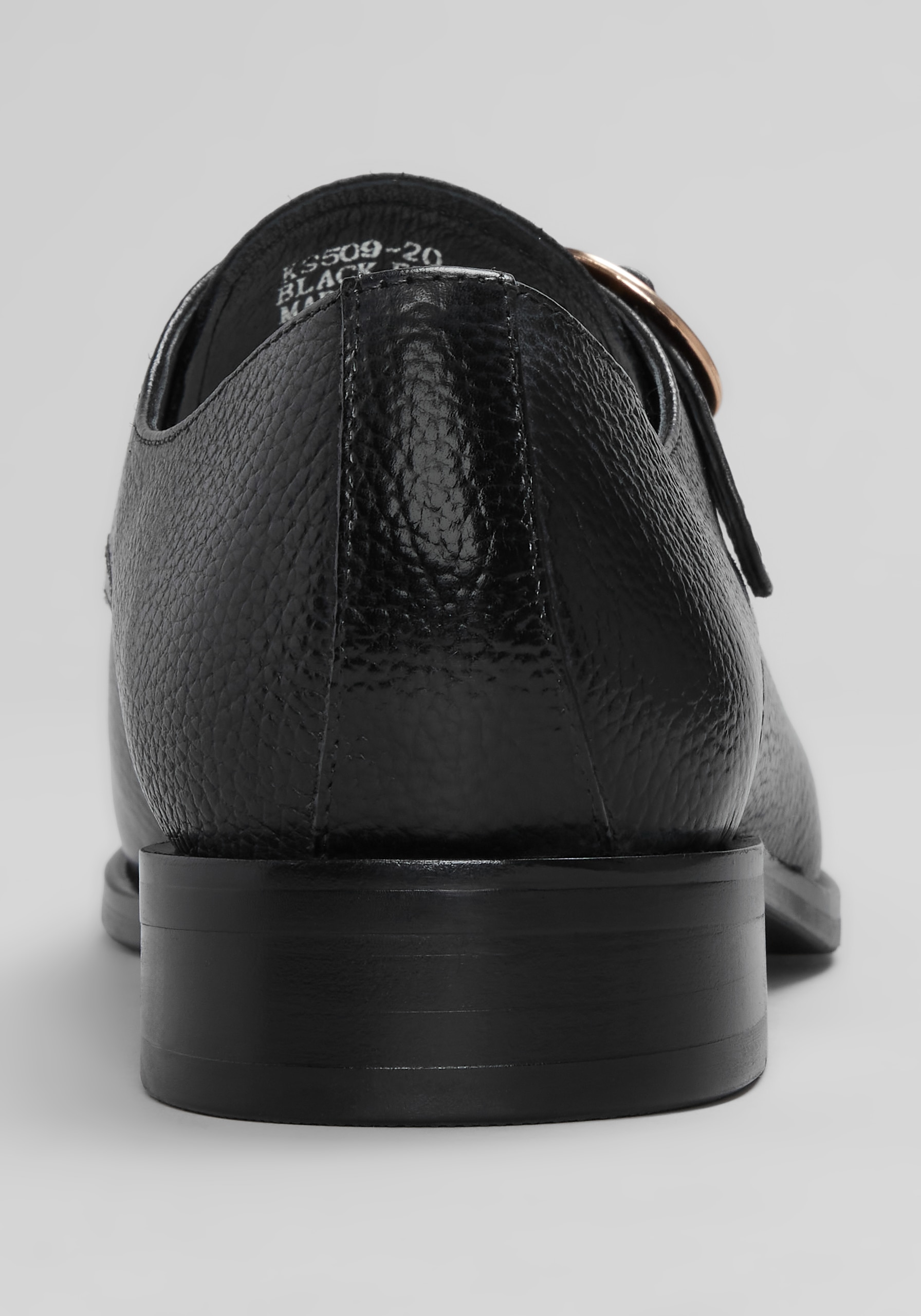 Carrucci Monk Strap Plain Toe Dress Shoes