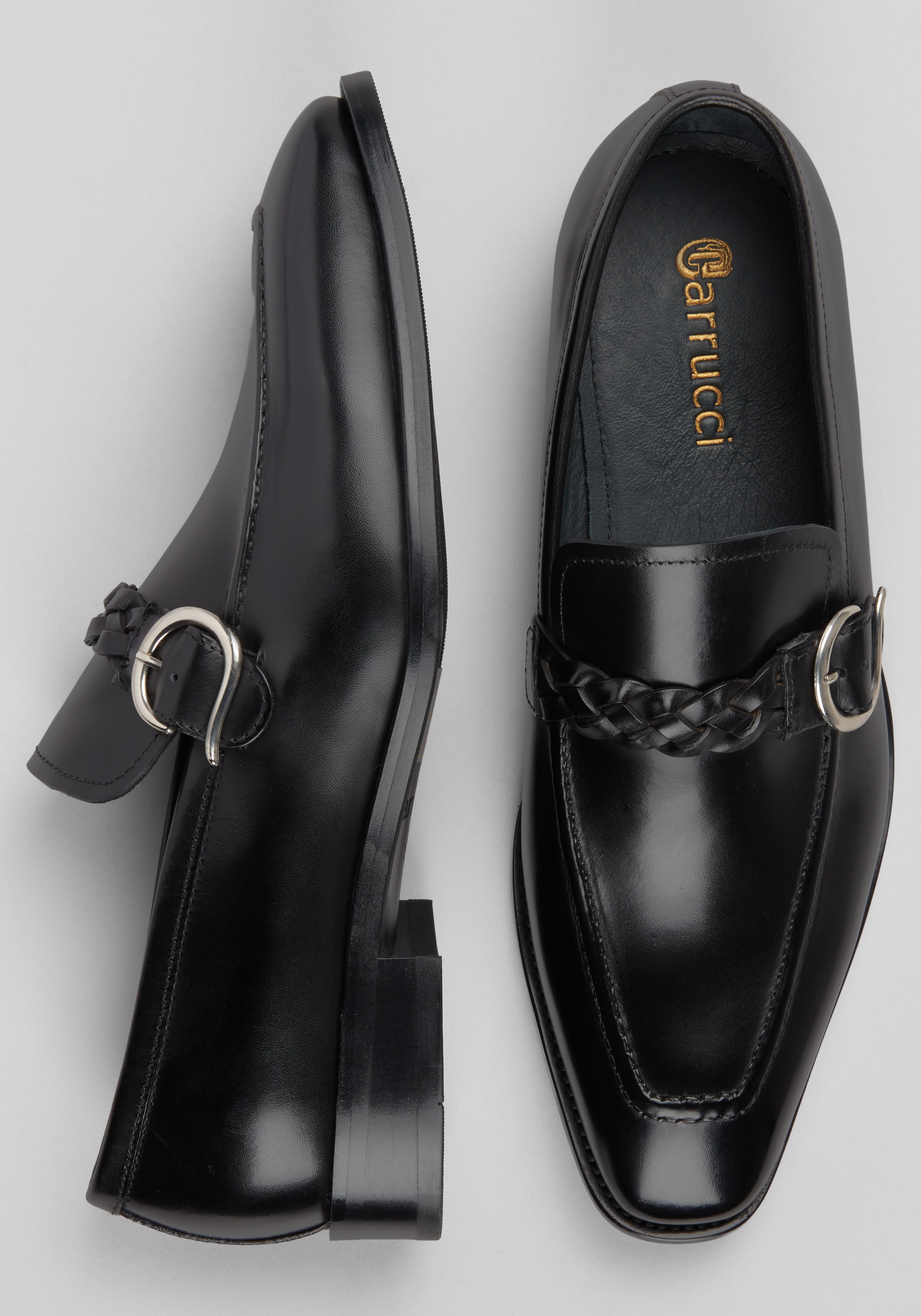 Carrucci Braided Bit Loafers