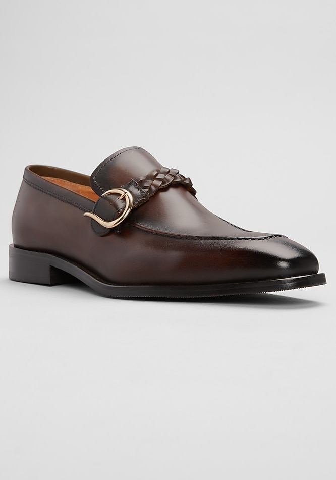 Carrucci Braided Bit Loafers - Carrucci | Jos A Bank