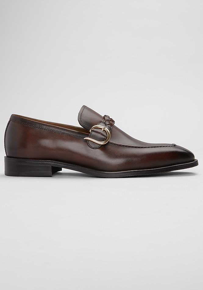 Carrucci Braided Bit Loafers - Carrucci | Jos A Bank