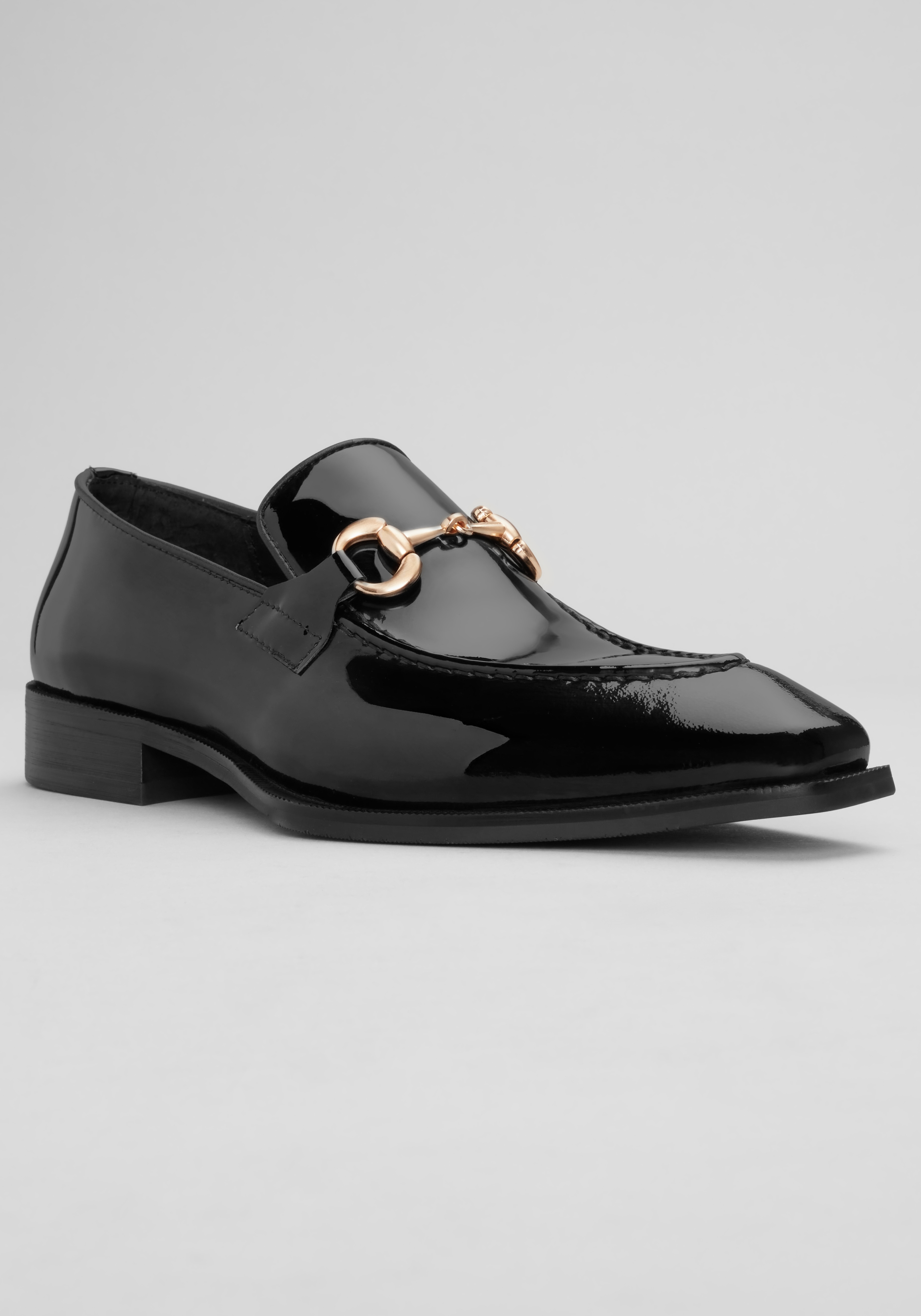 Carrucci Moc Bit Patent Leather Loafers