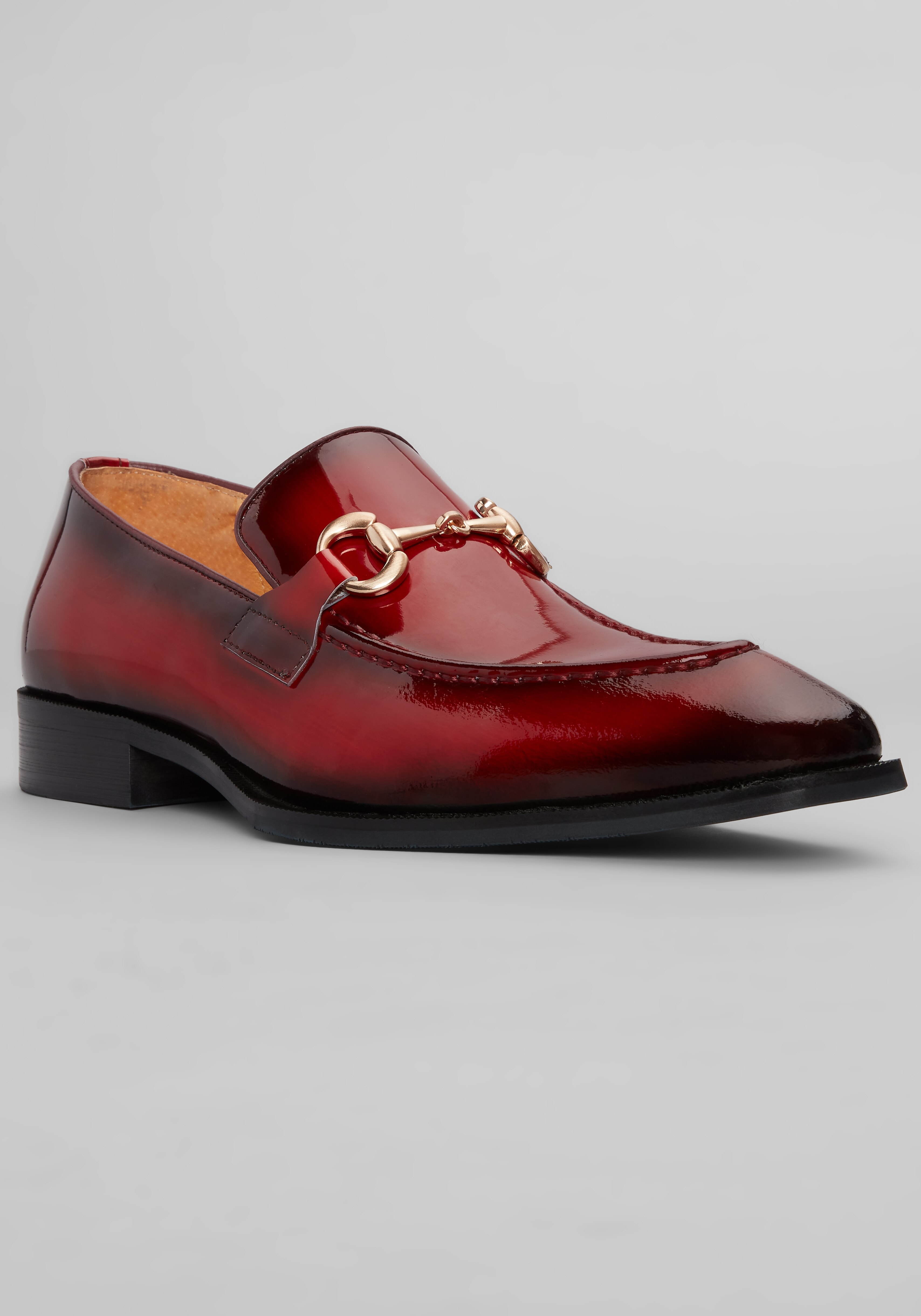 Carrucci Moc Bit Patent Leather Loafers