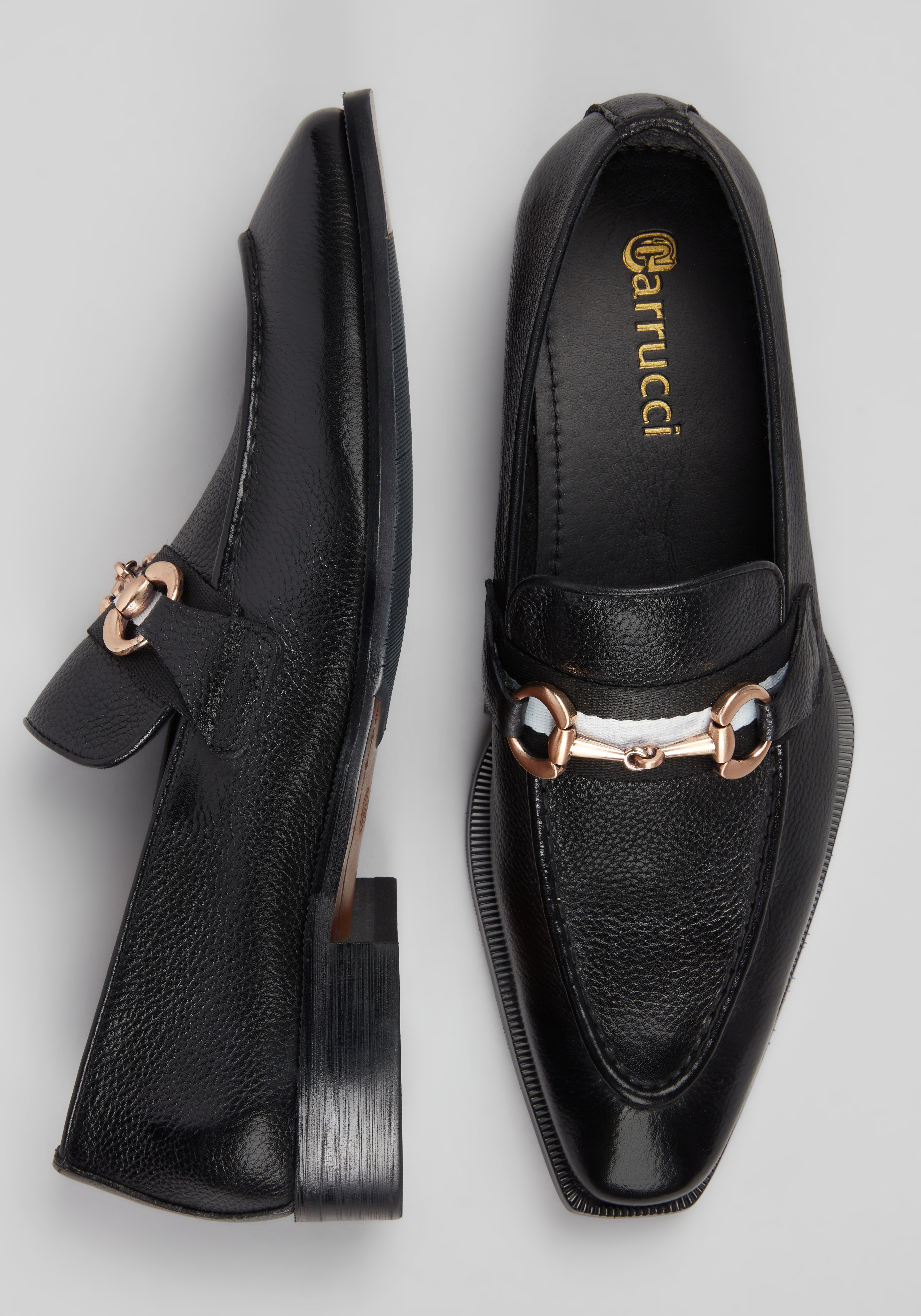 Men's Shoes, Carrucci Bit Loafers - Jos A Bank